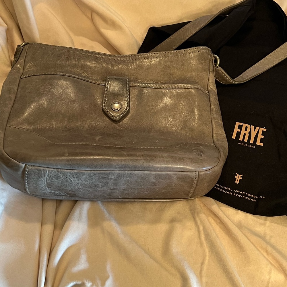 FRYE Melissa Button Crossbody - Ice color